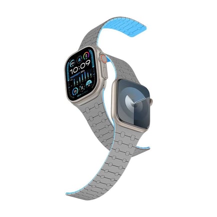 اميزنق ثنق - سوار Smoothie Sport لساعة ابل 49/46/45/44mm - رمادي