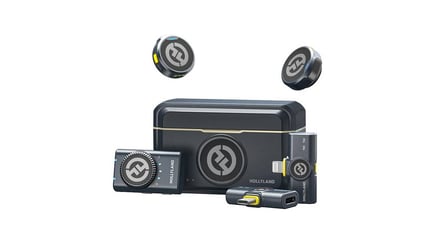 هوليلاند - ميكروفون Hollyland LARK M2 Combo All-in-One  لاسلكي صغير بنظام صوت احترافي شامل