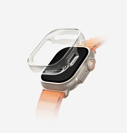 يونيك - غلاف Garde لساعة ابل الترا مقاس 49mm - شفاف