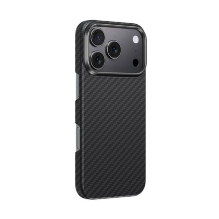 اميزنق ثنق - غلاف Titan Max للايفون 17بروماكس يدعم الماق سيف - اسود