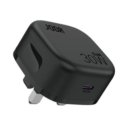 جودا - شاحن جداري VoltPod 30 USB-C GaN بقوة 30W - اسود