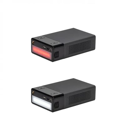 راف باور - بطارية ومشغل سيارة Jump Starter 2 in 1 بسعة2000mAh وقوة  (44.4Wh) مع منفاخ الهواء - اسود