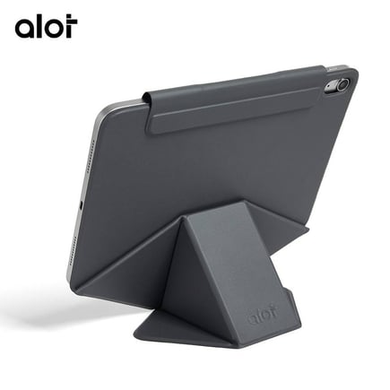ألوت - غلاف Alot Noir المغناطيسي للايباد 10.9inch ( ايباد الجيل العاشر / ايباد A16 ) - رمادي