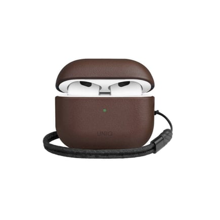 يونيك - غلاف TERRA جلد للايربودز Airpods3 - بني