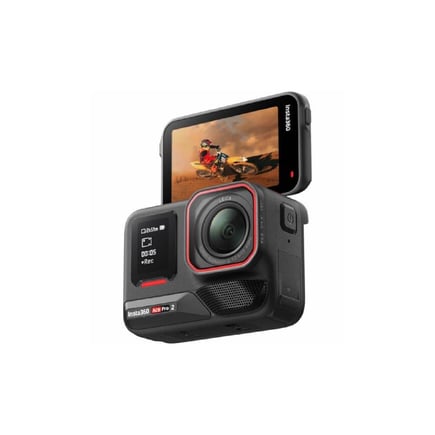 انستا360 - كاميرا Insta360 Ace Pro 2 بدقة 8K وتصوير ليلي - اسود