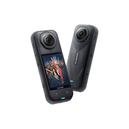 انستا360 - كاميرا Insta360 X5 بدقة 8K مقاومة للماء حتى 15م - اسود
