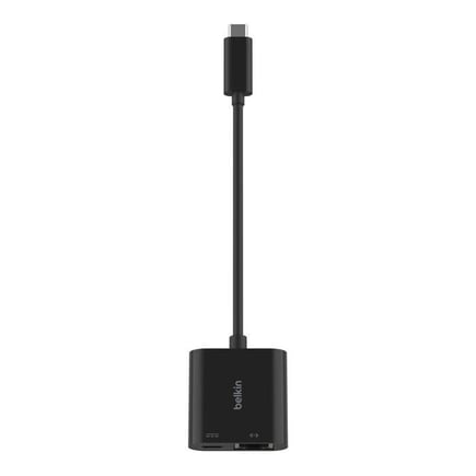 بيلكن - وصلة Connect USB-C to Ethernet + Charge Adapter 100W - اسود