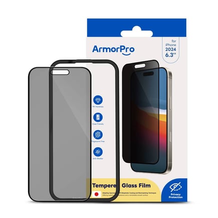 ارمور برو - حماية شاشة ArmorPro للايفون 16Pro 6.3 - برايفسي