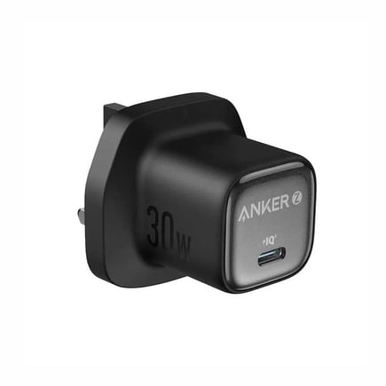 انكر - شاحن جداري 1C بمنفذ USB-C بقوة 30W - اسود