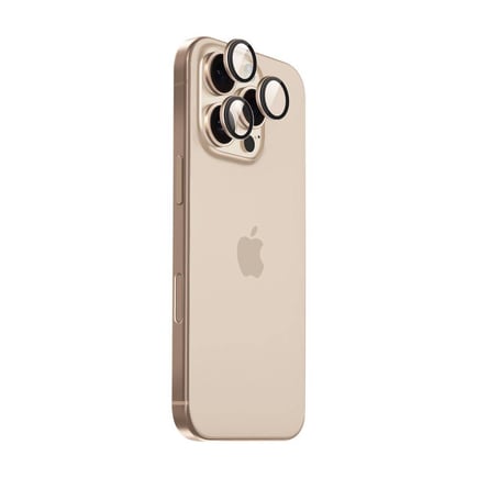 ارمور برو - حماية الكاميرا Double AR photography lens لأجهزة ايفون 16Pro/16Pro max - تيتانيوم صحراوي