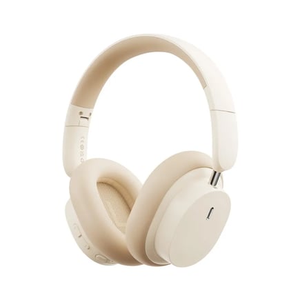 بيسوس - سماعة Bowie D05 Wireless مدة تشغيل تصل إلى 70 ساعة - بيج