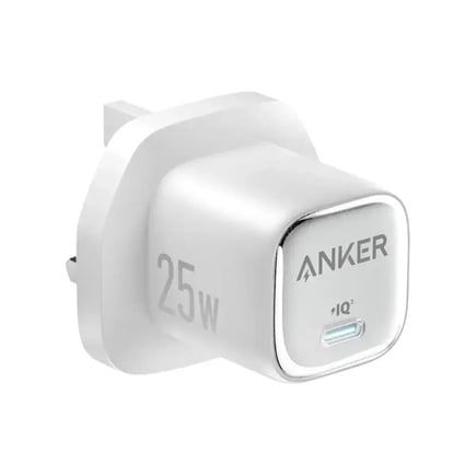 انكر - شاحن جداري USB-C بقوة 25W - ابيض