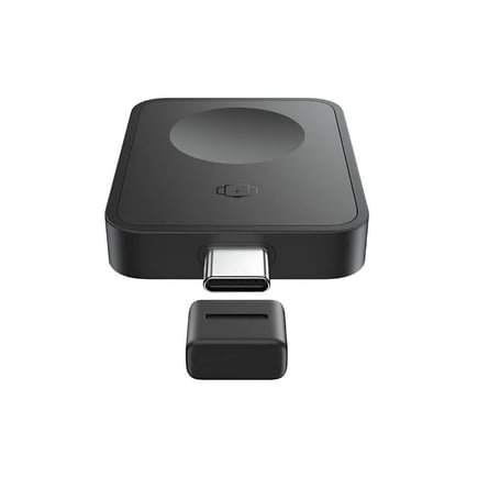 بيسوس - شاحن MagPro لساعة ابل بمدخل USB-C - اسود