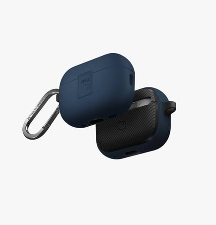 يونيك - غلاف Clyde لسماعة ابل AirPods Pro (1/2nd Gen) - ازرق/اسود