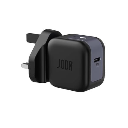 جودا - شاحن جداري DICE 30 GaN بقوة  30W بمنفذ USB-C - اسود