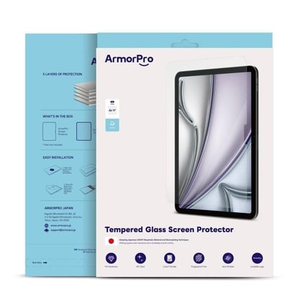 ارمور برو - ستيكر حماية Tempered Glass للايباد Air 11inch 2024 - شفاف