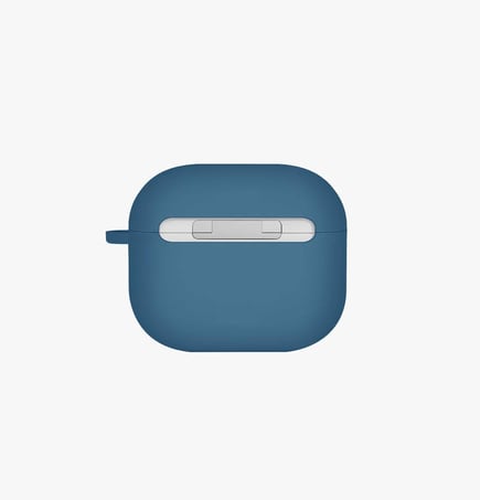 يونيك - غلاف Nexo لسماعة ابل ايربودز الجيل الرابع Airpods 4 مع تعليقه رياضية - ازرق 