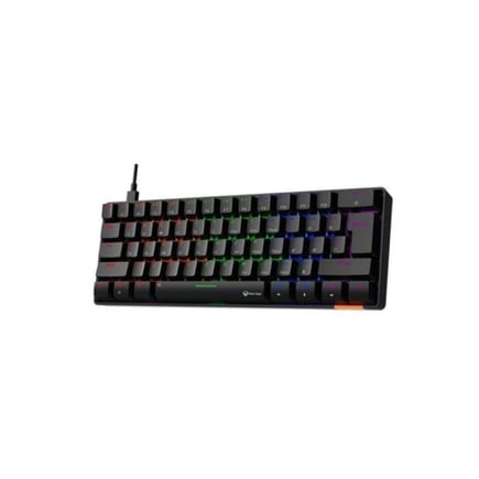 ميشن - لوحة مفاتيح MT-MK005BT ميكانيكية Meetion 60% مع اتصال بلوتوث وإضاءة RGB ومفاتيح OUTEMU Blue