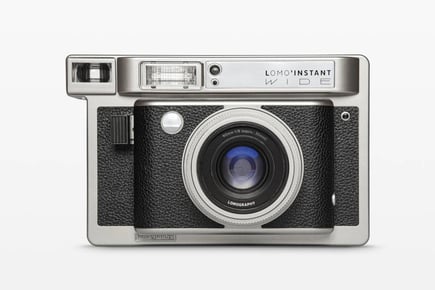 لوموجرافي - كاميرا Lomo’Instant Wide مع 3 عدسات Monte Carlo - اسود