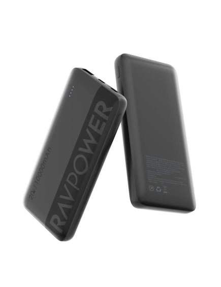 راف باور - بطارية PD Pioneer بسعة 10,000mAh بقوة 20W - اسود