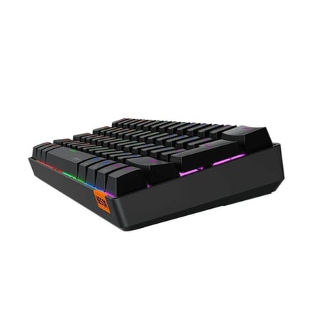 ميشن - لوحة مفاتيح MT-MK005BT ميكانيكية Meetion 60% مع اتصال بلوتوث وإضاءة RGB ومفاتيح OUTEMU Blue