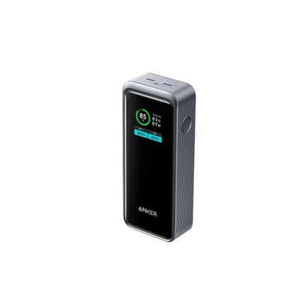 انكر - بطارية Anker Prime بسعة 12,000mAh بقوة 130W بمنفذين USB-C - اسود