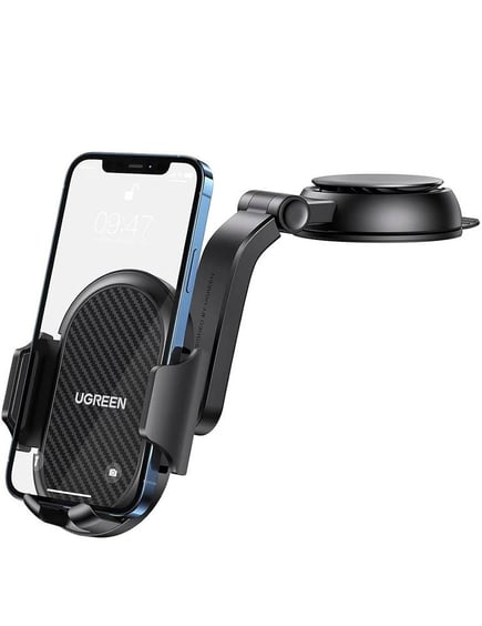يوجرين - ستاند سيارة Ugreen Suction Cup Phone Mount بخاصية الشفط - اسود
