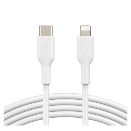 بيلكن - كيبل USB-C to lightning بطول 1m - ابيض