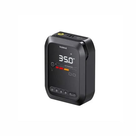 بيسوس - مشغل سيارة Super Energy 4-in-1 بقوة 1200 امبير و بطارية +منفاخ للهواء +مصباح LED - اسود