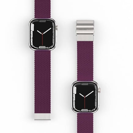 اميزنق ثنق - سوار TITAN WEAVE II لساعة ابل مقاس 49/46/45/44mm - عنابي
