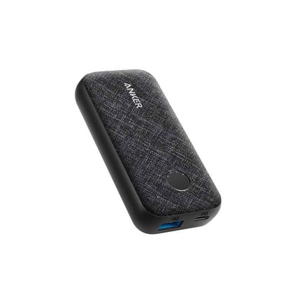 انكر - بطارية PowerCore Metro بسعة mAh10000 بمنفذ USB-A ومنفذ USB-C بتقنية PD - اسود
