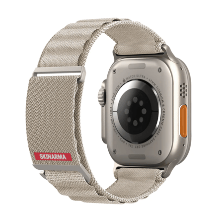سكن ارما - سوار KOBU لساعة ابل 49/46/45/44mm - بيج
