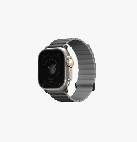 يونيك - سوار  Revix Premium Edition لساعة ابل 49/45/44/42mm - رمادي