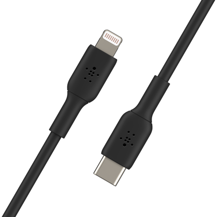 بيلكن - كيبل BoosT charge USB-C to lightning 1m - اسود