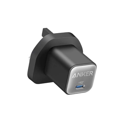 انكر - شاحن جداري Nano 3 بمنفذ USB-C بقوة 30W - اسود