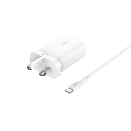 بيلكن - منصة شحن QI2 3-IN-1 MAGNETIC WIRELESS - ابيض