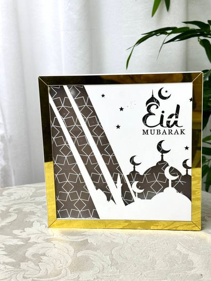 ديكور خشبي للعيد بدون اضاءه