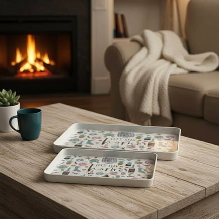 طقم صواني ميلامين من 3 أحجام