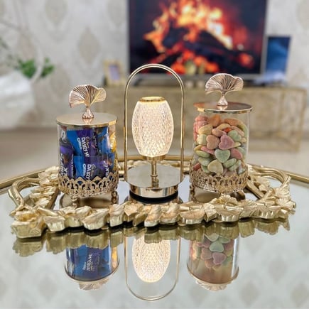ديكور اضاءه بالشحن usb ب٣اضاءات 