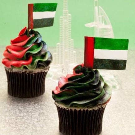 ديكور علم الامارات عدد 50 للكب كيك والتزيين