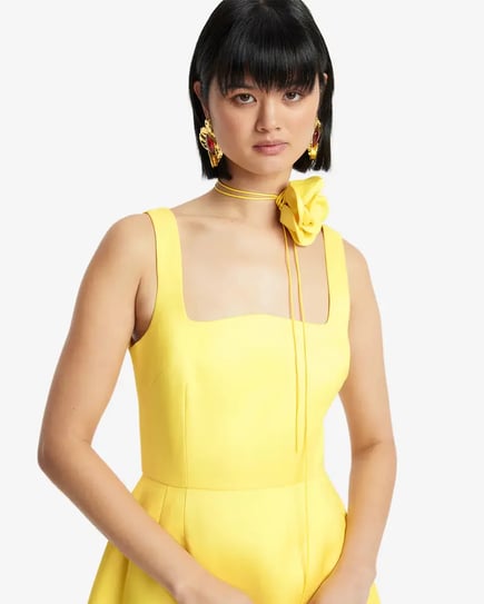 Appliqué Maxi Dress