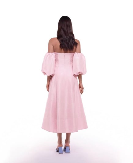 Magnifica Yellow Midi Dress