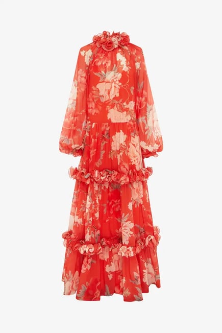 Ruffled Maxi Dress