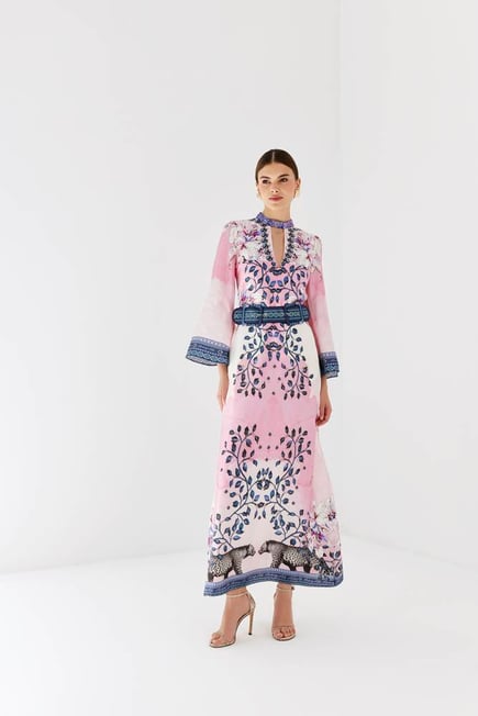 PINK PANTHER SILK MAXI