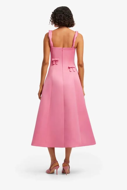 Beatrice  Bow Midi Dress