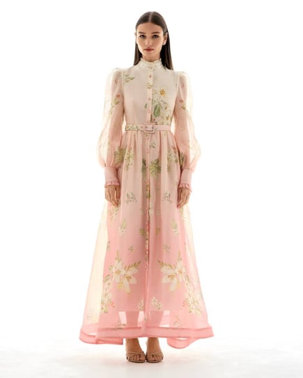 Serenella ombré maxi dress