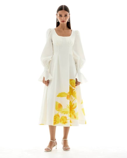 Aurielle Bustier Midi Dress