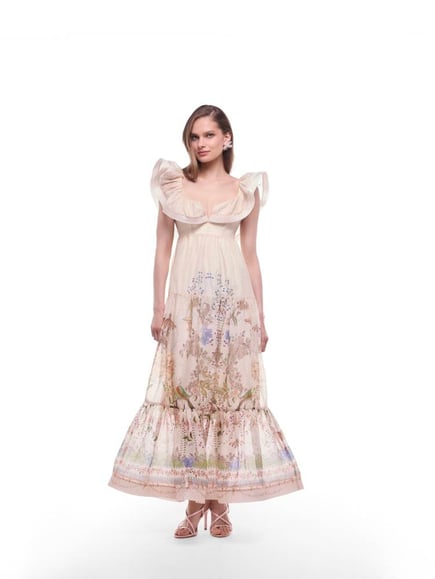 Éloria Butterfly Neckline Dress