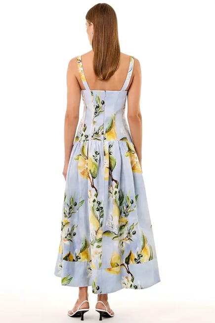 SERAPHINA DRESS - ANISA SKY LEMON