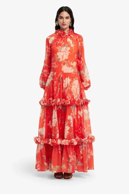 Ruffled Maxi Dress